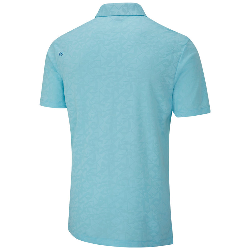 Ping Geo-Camo Polo Shirt - Crystal Blue
