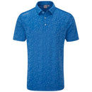 Ping Geo-Camo Polo Shirt - Tidal Blue