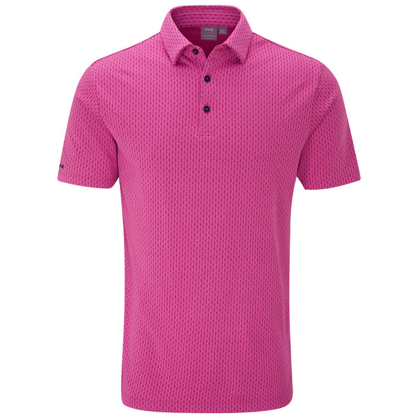 Ping Hershel Polo Shirt - Ultra Pink Multi