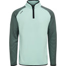 Ping Strio 1/2 Zip Mid Layer  - Misty Green/Black