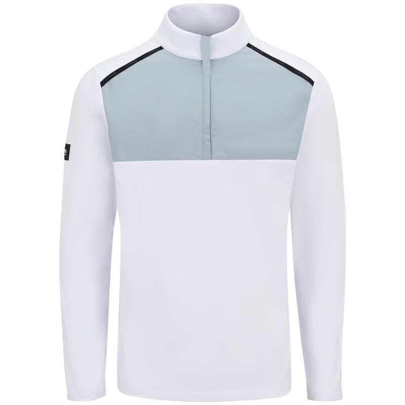 Ping Keeton 1/2 Zip Mid Layer  - White/Pearl Grey