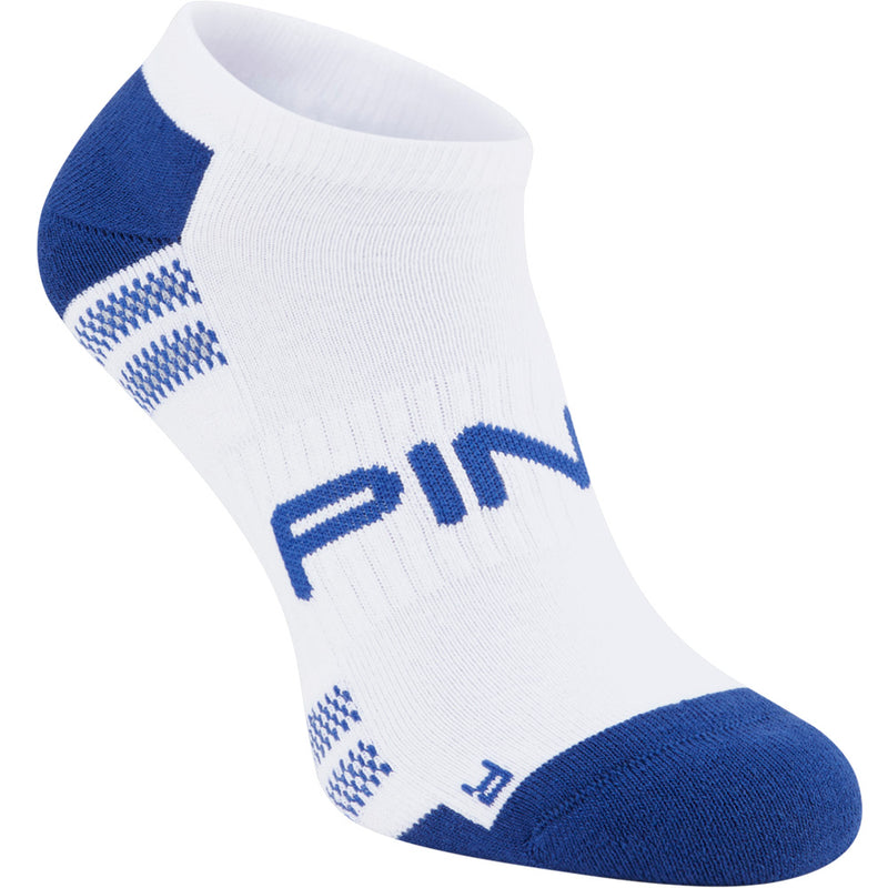 Ping No Show Socks - Navy/White Multi