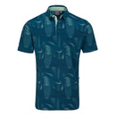 Ping Optic Groove Polo Shirt - Forest Multi