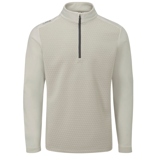 Ping Nolan 1/4 Zip Pullover - Willow/Egret