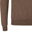 Ping Dorset 1/4 Zip Pullover - Coffee Marl