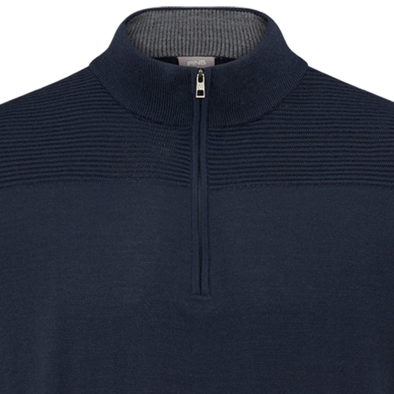 Ping Dorset 1/4 Zip Pullover - Navy