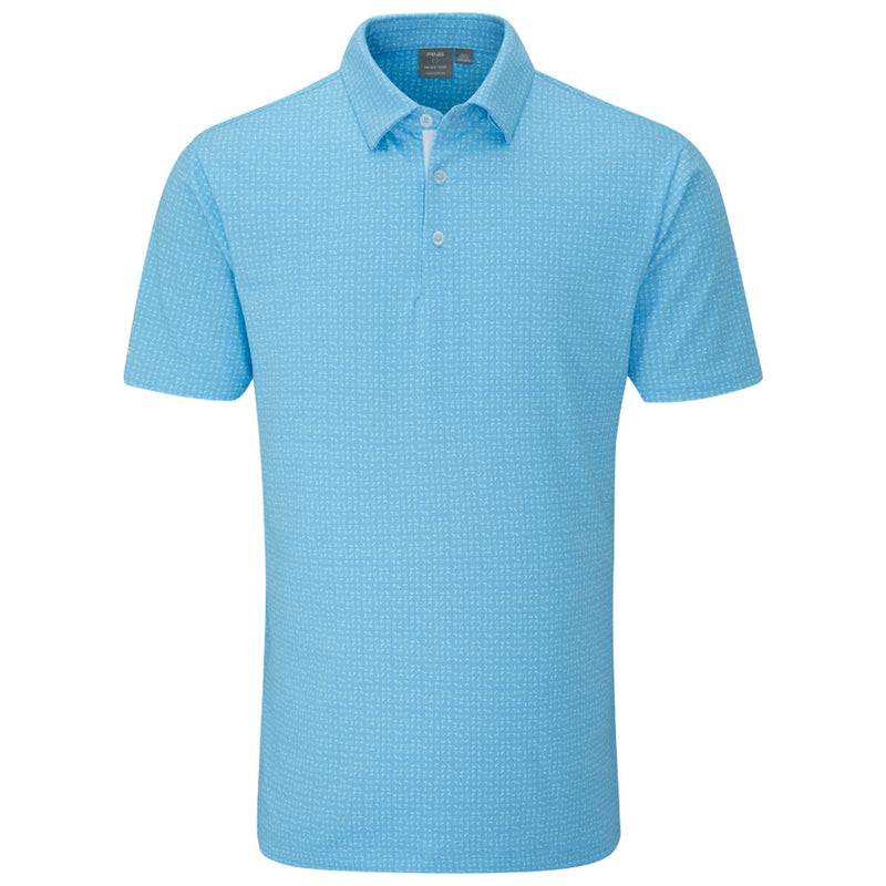 Ping Julian Polo Shirt - Crystal Blue Multi