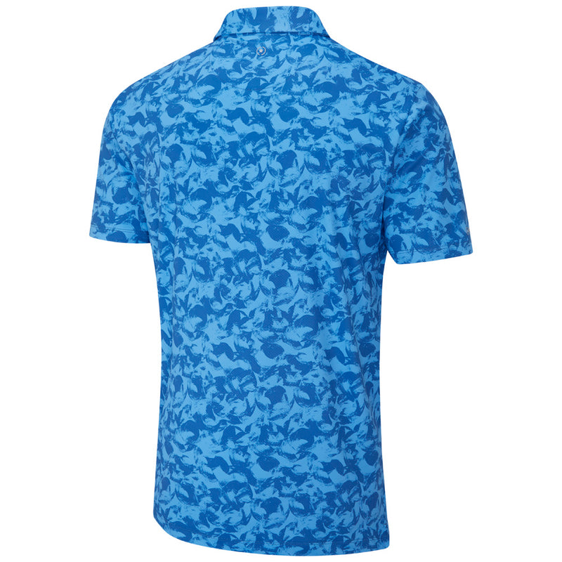 Ping Julian Polo Shirt - Tidal Blue Multi