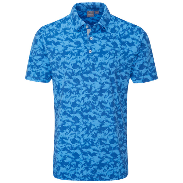Ping Julian Polo Shirt - Tidal Blue Multi