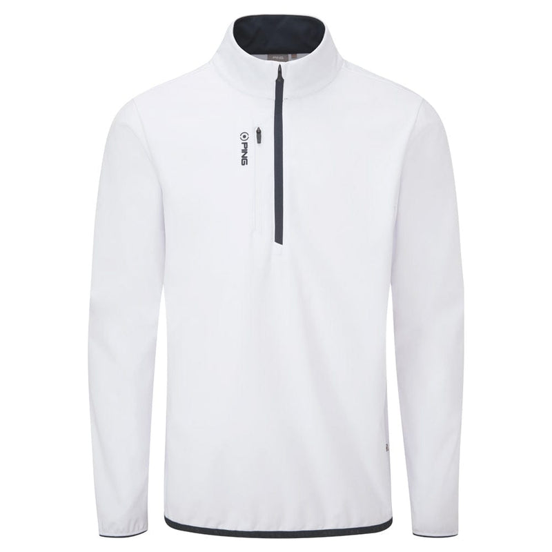 Ping Vigo Windproof 1/2 Zip Top - White