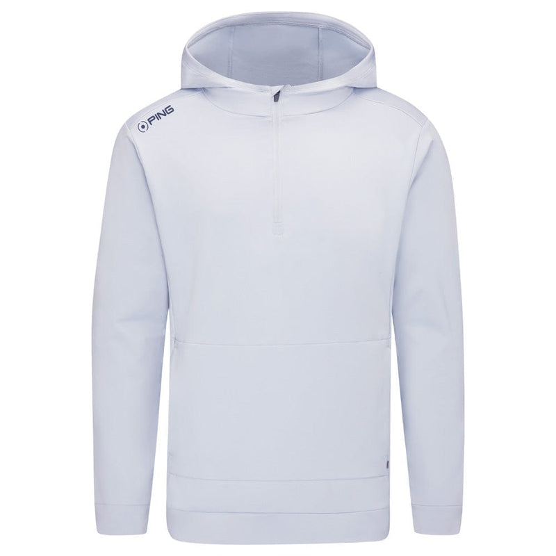 Ping Haldon 1/4 Zip Hoodie - Pearl Grey