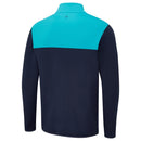 Ping Kinver 1/4 Zip Pullover - Navy/Turquoise