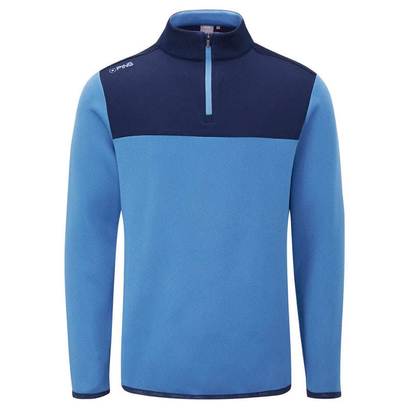 Ping Kinver 1/4 Zip Pullover - Stellar/Navy