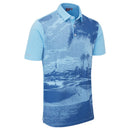 Ping Tiago Polo Shirt - Baltic Sea Multi