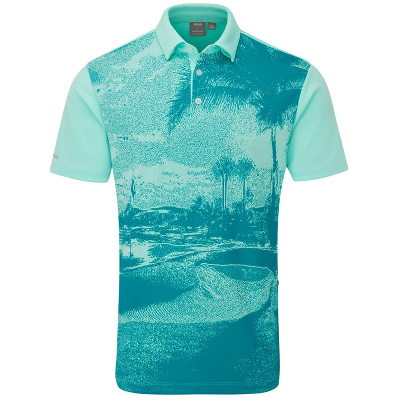Ping Tiago Polo Shirt - Green Bay Multi