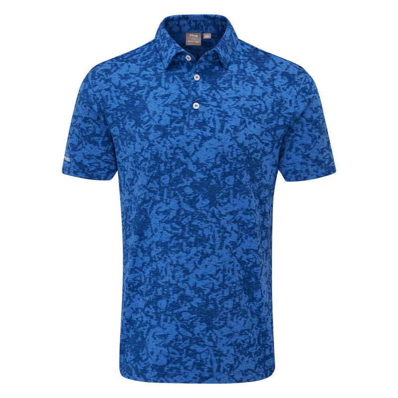 Ping Marek Polo Shirt - Bright Cobalt Multi