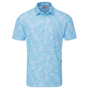Ping Orlando Polo Shirt - Baltic Sea/White