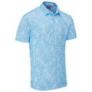 Ping Orlando Polo Shirt - Baltic Sea/White