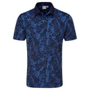 Ping Orlando Polo Shirt - Navy/Bright Cobalt