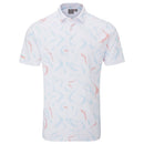 Ping Ephron Polo Shirt - White/Wild Salmon Multi