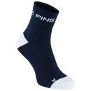 Ping Performance Quarter Sock (Two Pack) - Navy/White