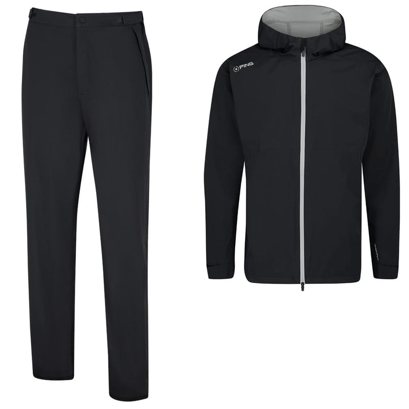 Ping Aquadrive Hooded Waterproof Suit - Black