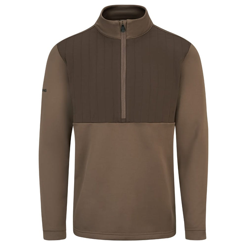 Ping Ezra 1/2 Zip Pullover - Coffee/Bracken