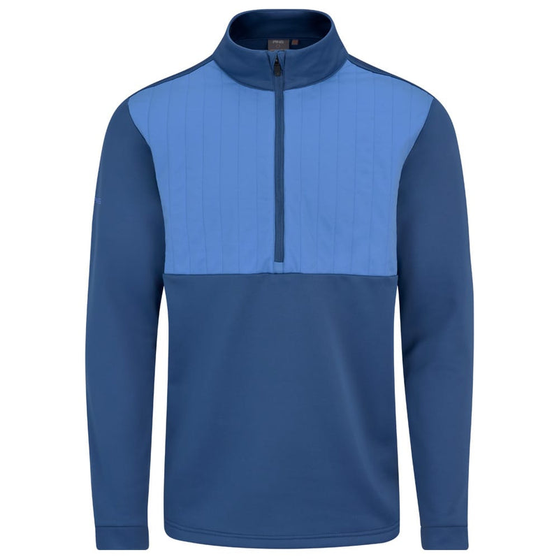 Ping Ezra 1/2 Zip Pullover - Deep Sea Blue/Blue Yonder