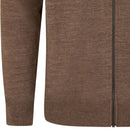 Ping Gabriel Full Zip Sweater - Coffee Marl