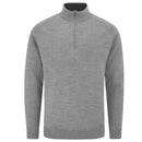 Ping Hugh 1/4 Zip Sweater - French Grey Marl