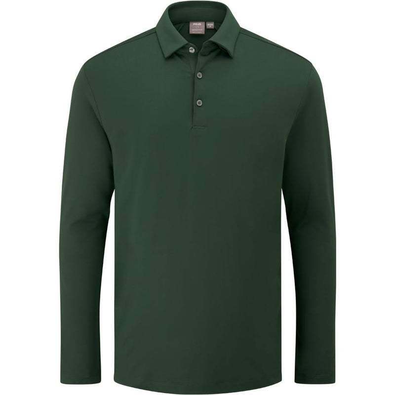 Ping Demitri Long Sleeve Polo Shirt - Gorse Green