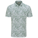 Ping Gilmore Polo Shirt - White/Gorse Green Multi