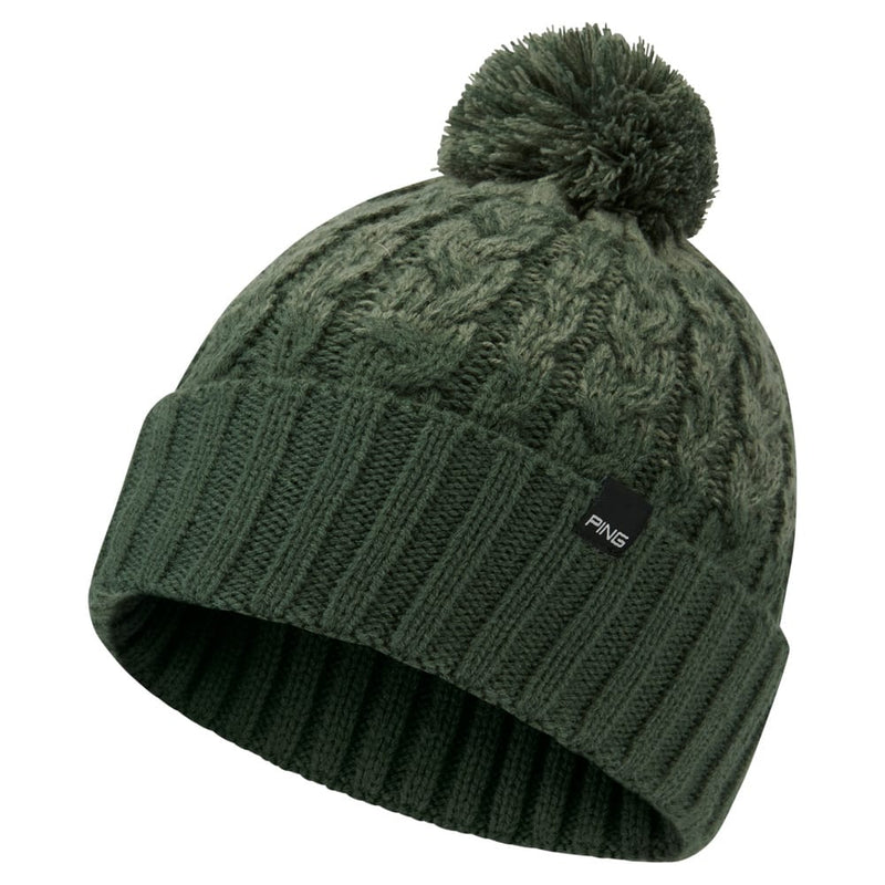 Ping Holland Bobble Beanie - Gorse Green/Laurel