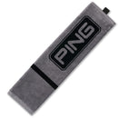 Ping Tri-fold Towel - Dark Grey/Black