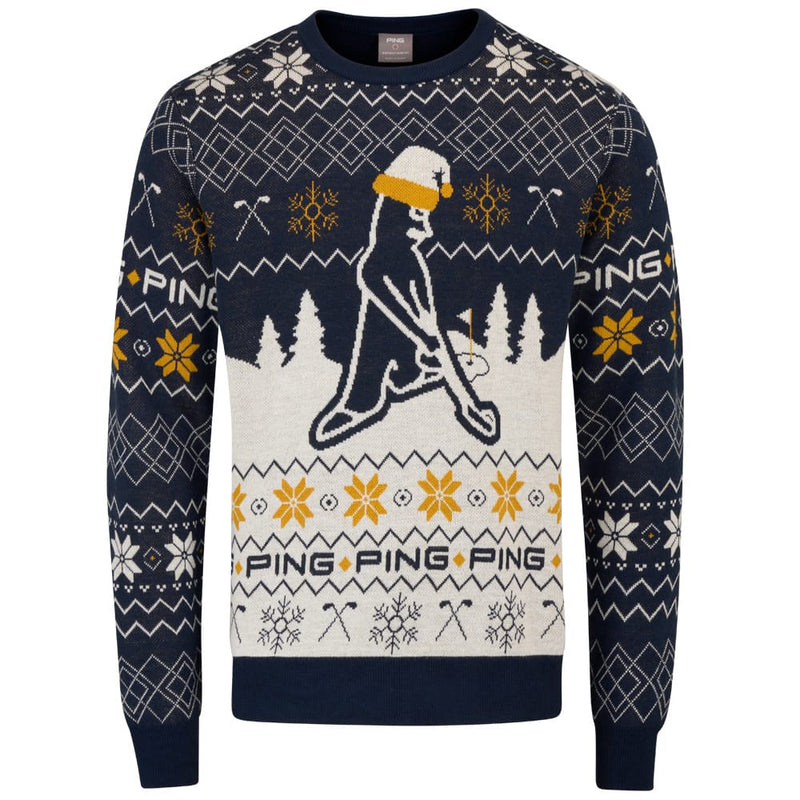Ping Festive Mr.PING Jumper - Oxford Blue