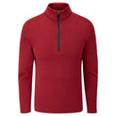 Ping Ramsey Junior 1/2 Zip Sweater - Rich Red Marl