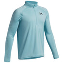 Under Armour Boys' Tech 1/4 Zip Pullover - Blue Haze/Black