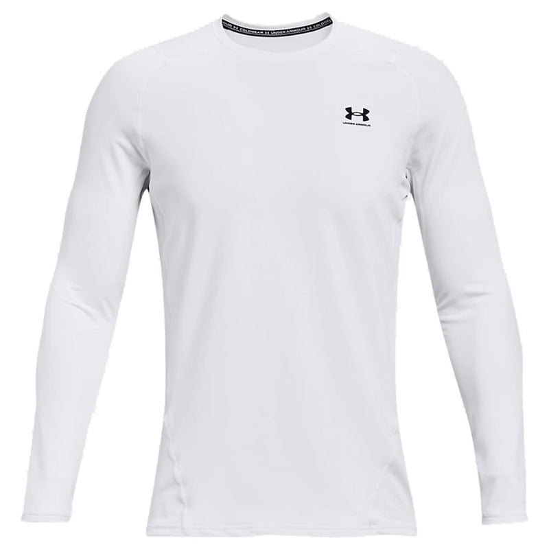 Under Armour Coldgear Armour Fitted Crew - White/Black