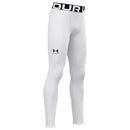 Under Armour Youth Coldgear Armour Leggings - White/Black