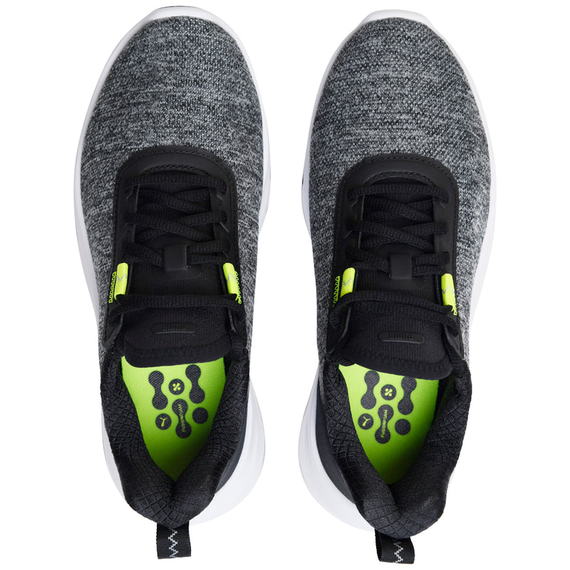 Puma Fusion Crush Sport JR Spikeless Waterproof Shoes - Black/Electric Lime