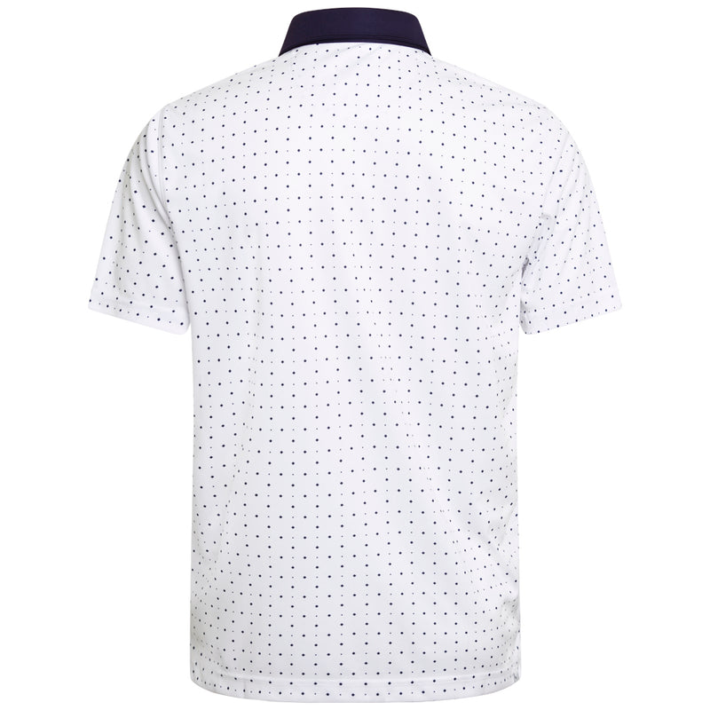 Puma Pure Geo Polo Shirt - White Glow/Deep Navy