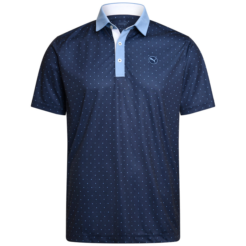 Puma Pure Geo Polo - Deep Navy/Zen Blue