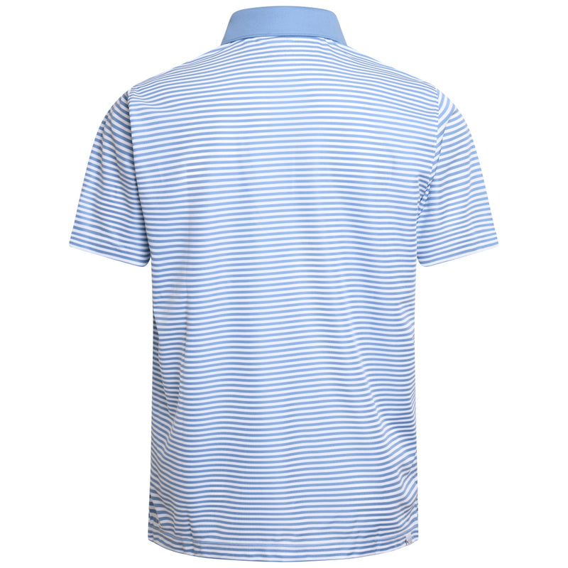 Puma Pure Stripe Polo Shirt - Zen Blue/White Glow