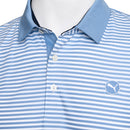 Puma Pure Stripe Polo Shirt - Zen Blue/White Glow