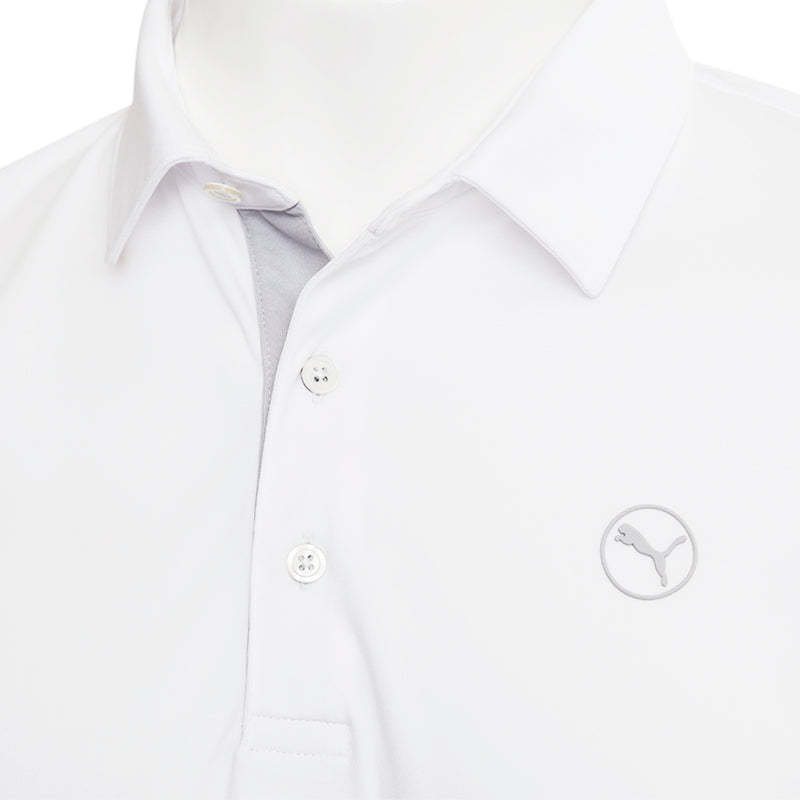 Puma Pure Solid Polo Shirt - White Glow