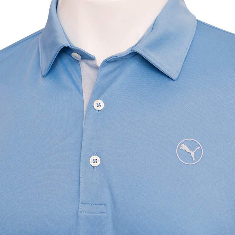 Puma Pure Solid Polo Shirt - Zen Blue