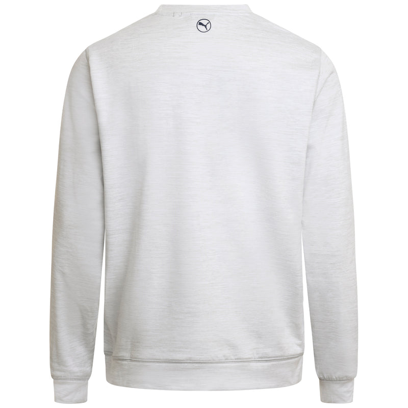 Puma Cloudspun Patch Crewneck Sweater - Ash Gray Heather