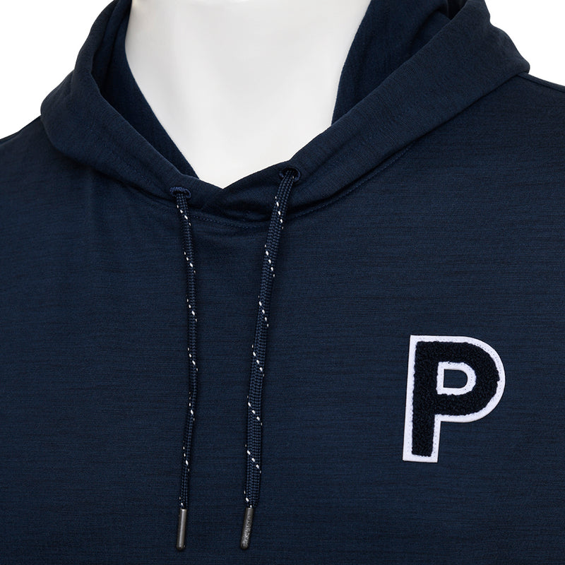 Puma Cloudspun Patch Hoodie - Deep Navy Heather