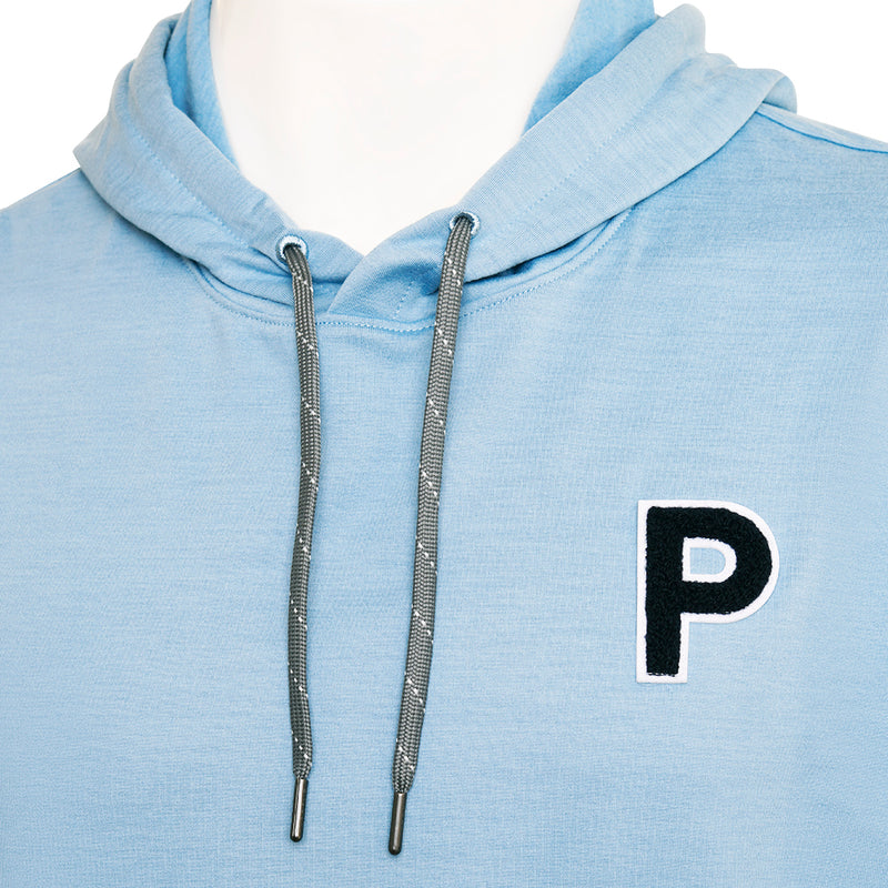 Puma Cloudspun Patch Hoodie - Zen Blue Heather