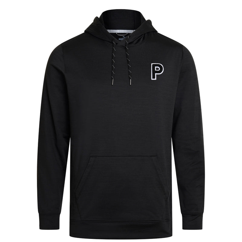 Puma Cloudspun Patch Hoodie - Black Heather